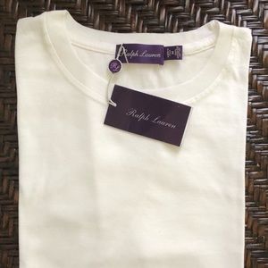 Ralph Lauren Purple Label White T-Shirt